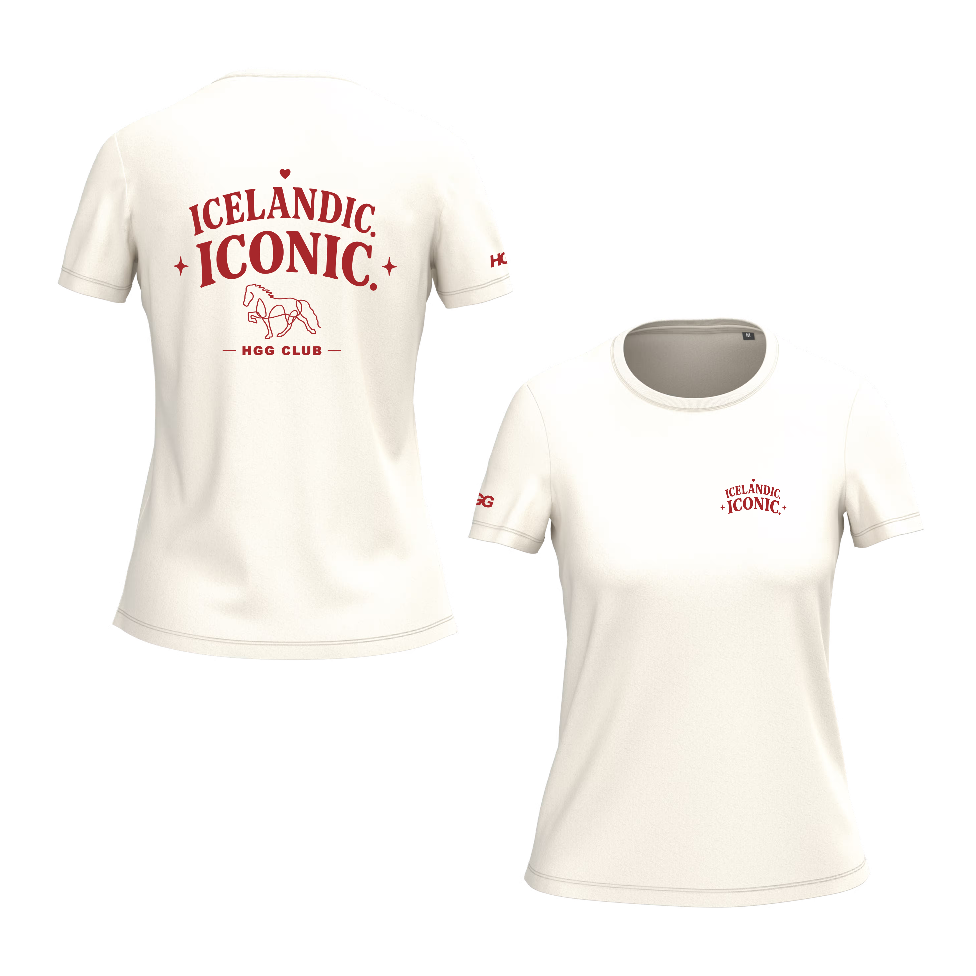 Women's T-shirt BIO-BW "I love Island"