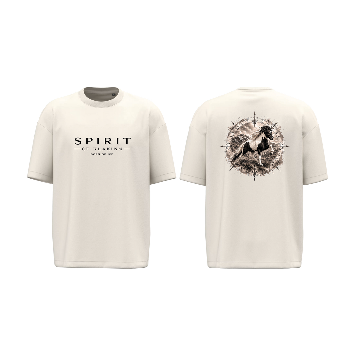 HGG T-Shirt Unisex Oversized Long 220g VEGVÍSIR