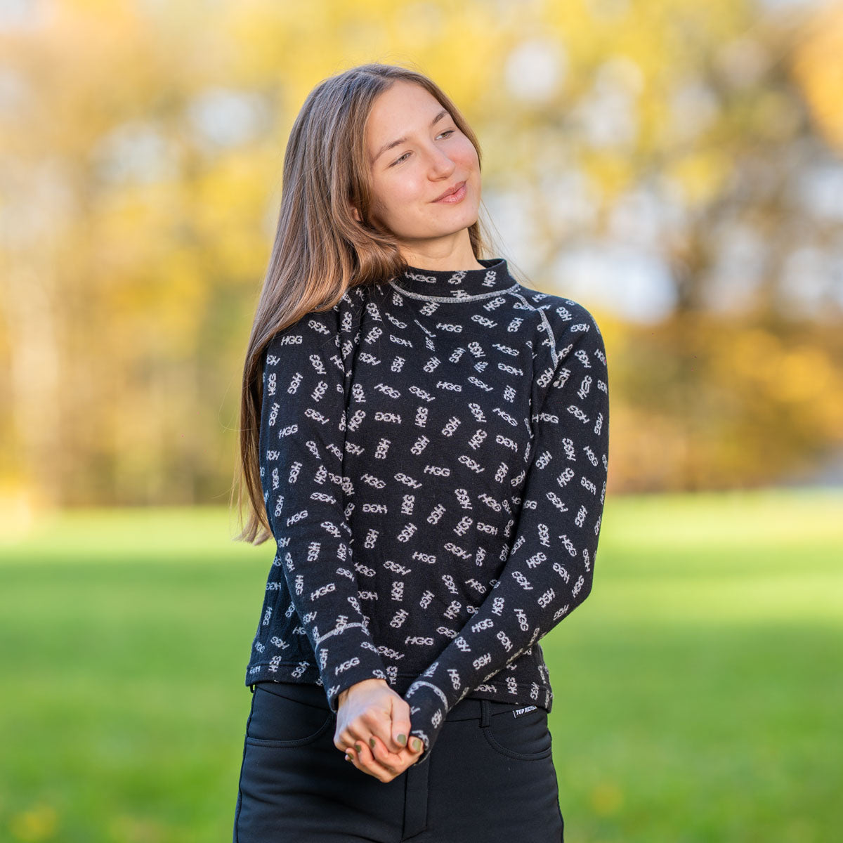 Functional underwear women's top made of merino wool