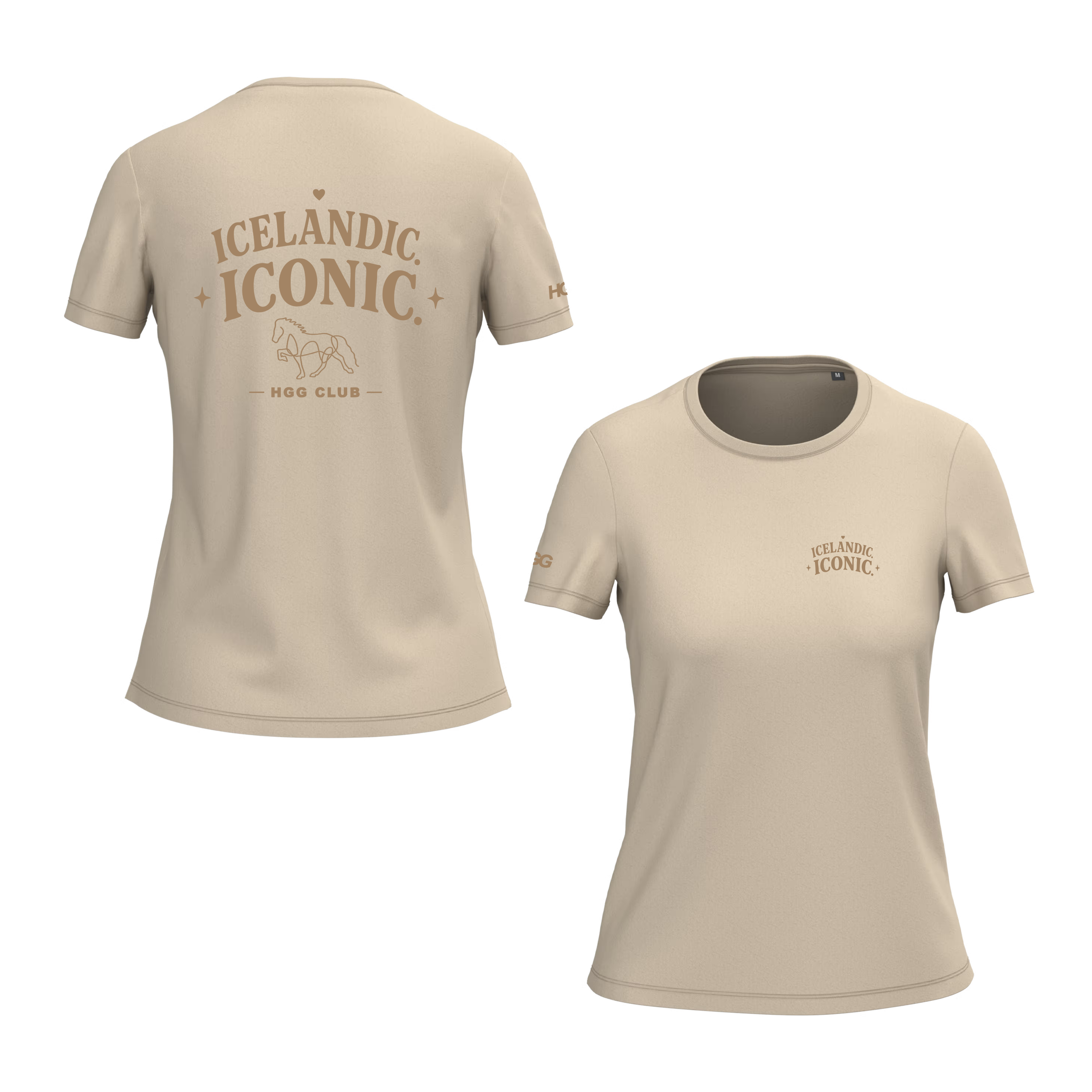 Women's T-shirt BIO-BW "I love Island"