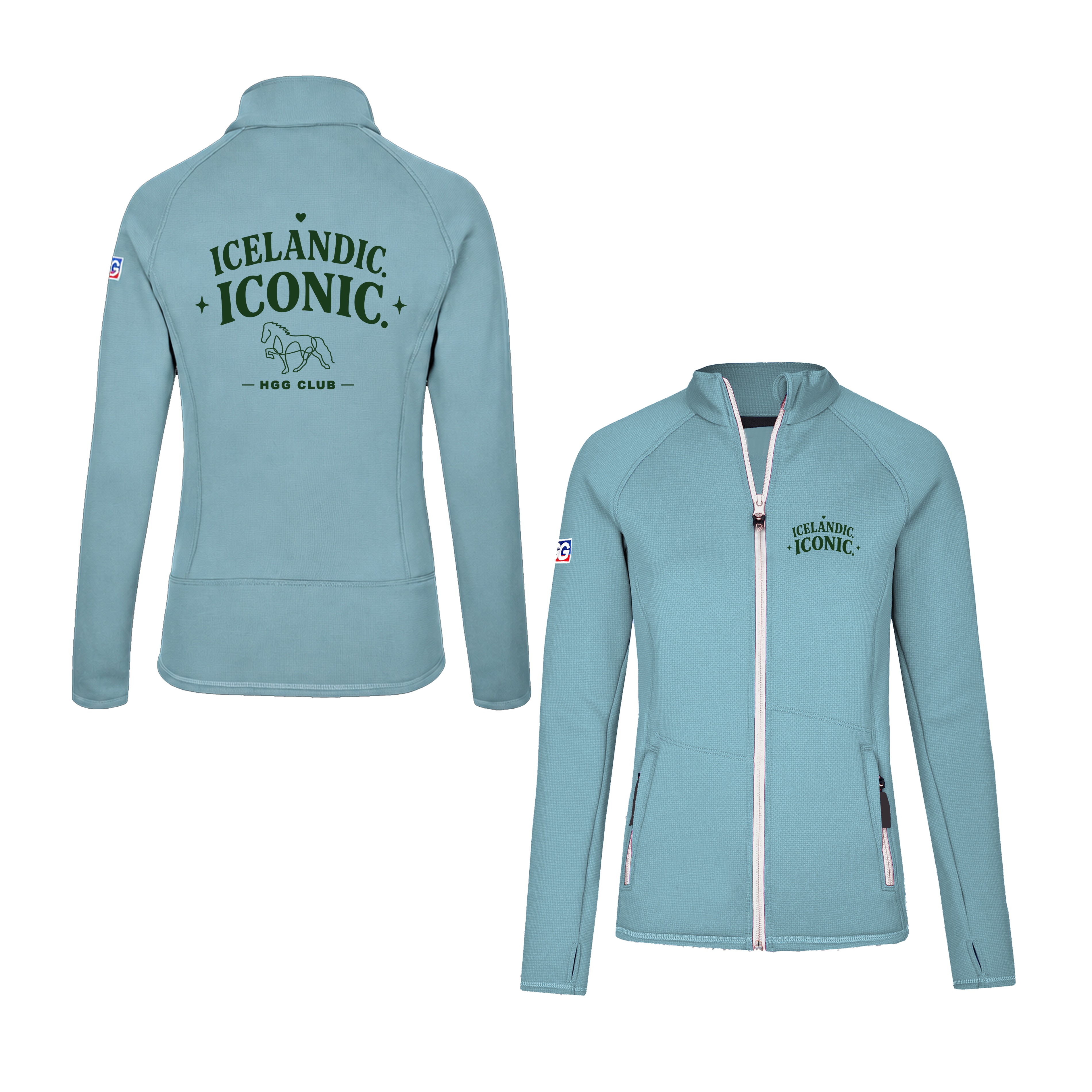 Gilja Fleece Jacke Unisex Islandic Iconic / B-Ware