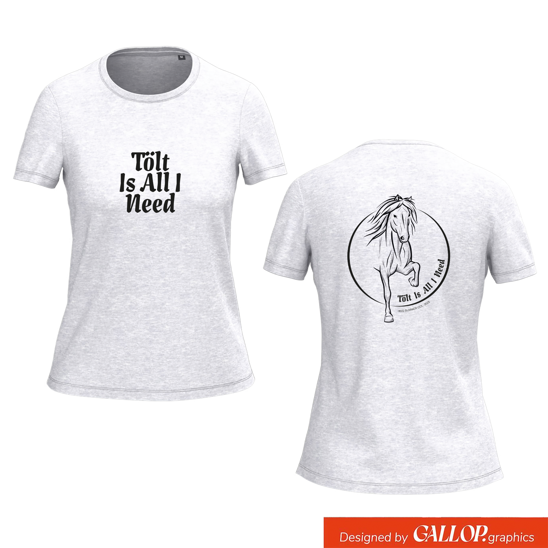 Damen T-Shirt BIO-BW "Tölt is all I need"