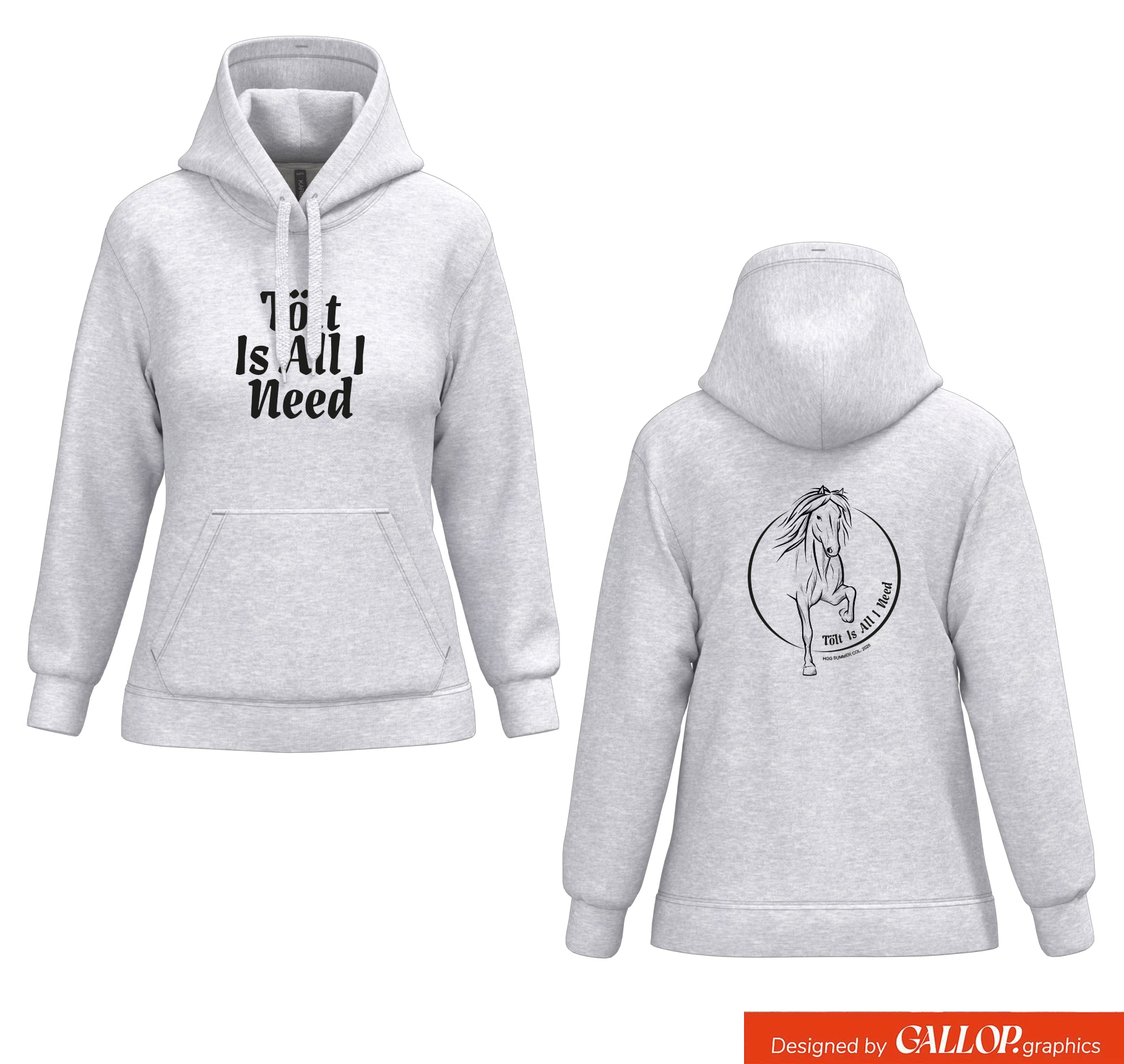 HGG Hoodie Damen "Tölt is all I need" | Team