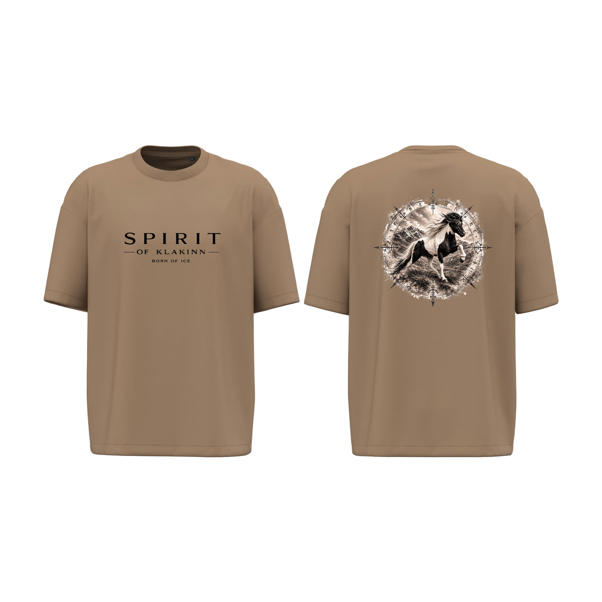 HGG T-Shirt Unisex Oversized Long 220g VEGVÍSIR