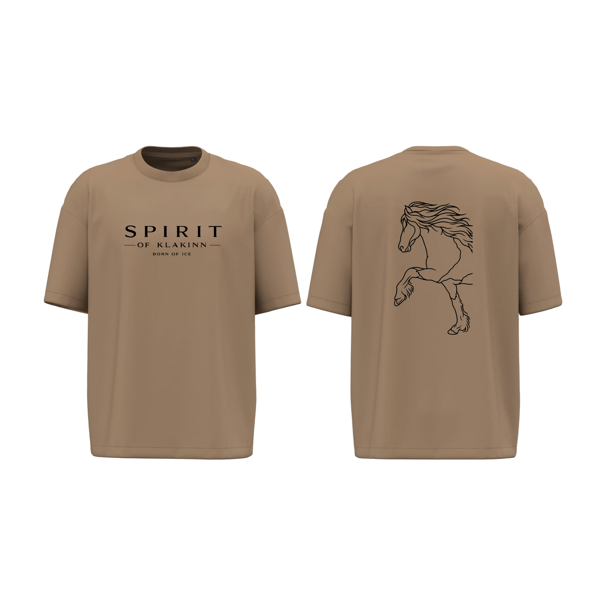 HGG T-Shirt Unisex Oversized Long 220g KLAKINN LINE – TROT