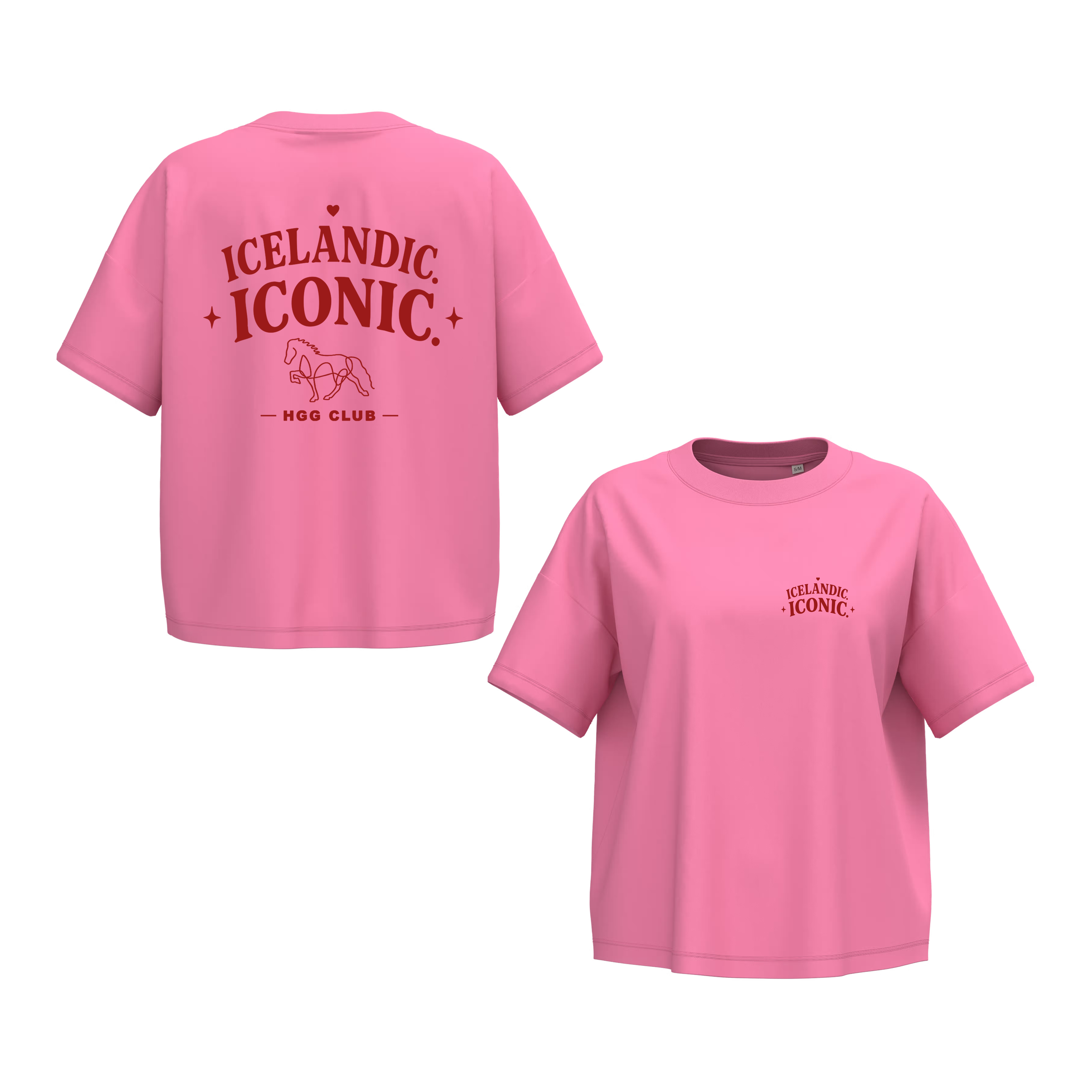 Women's T-shirt BIO-BW "I love Island"