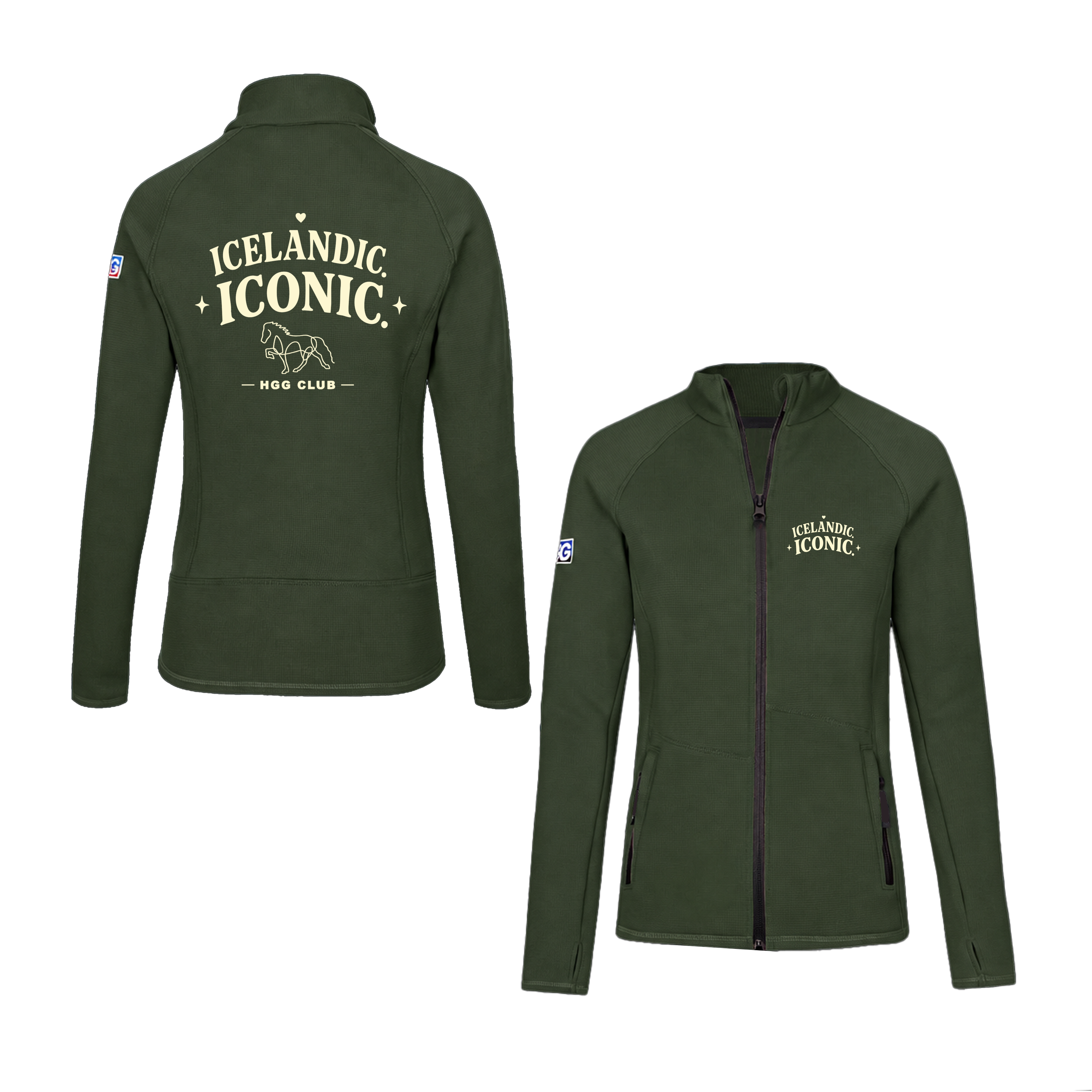 Gilja Fleece Jacke Unisex Islandic Iconic / B-Ware