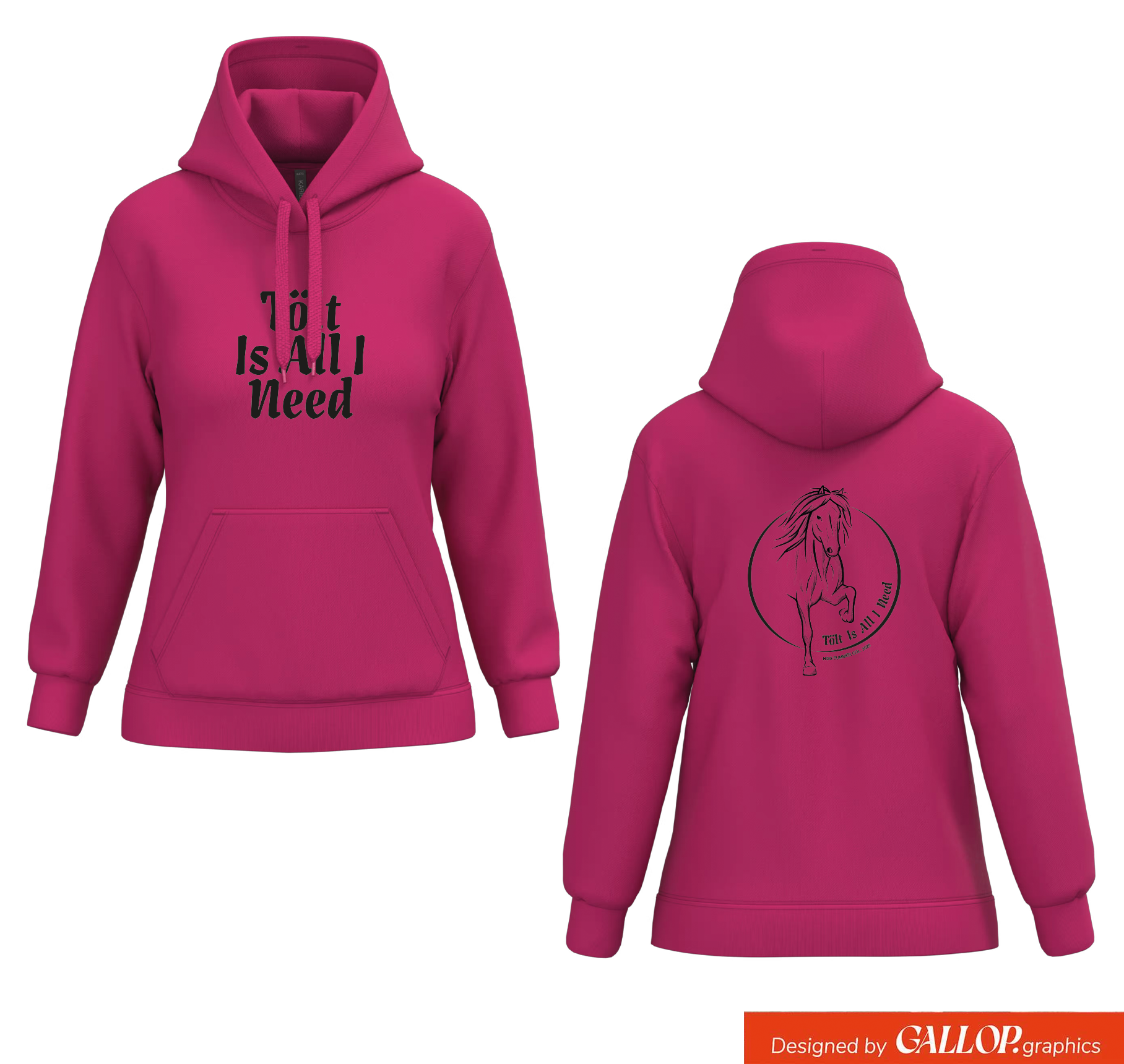 HGG Hoodie Damen "Tölt is all I need" | Team