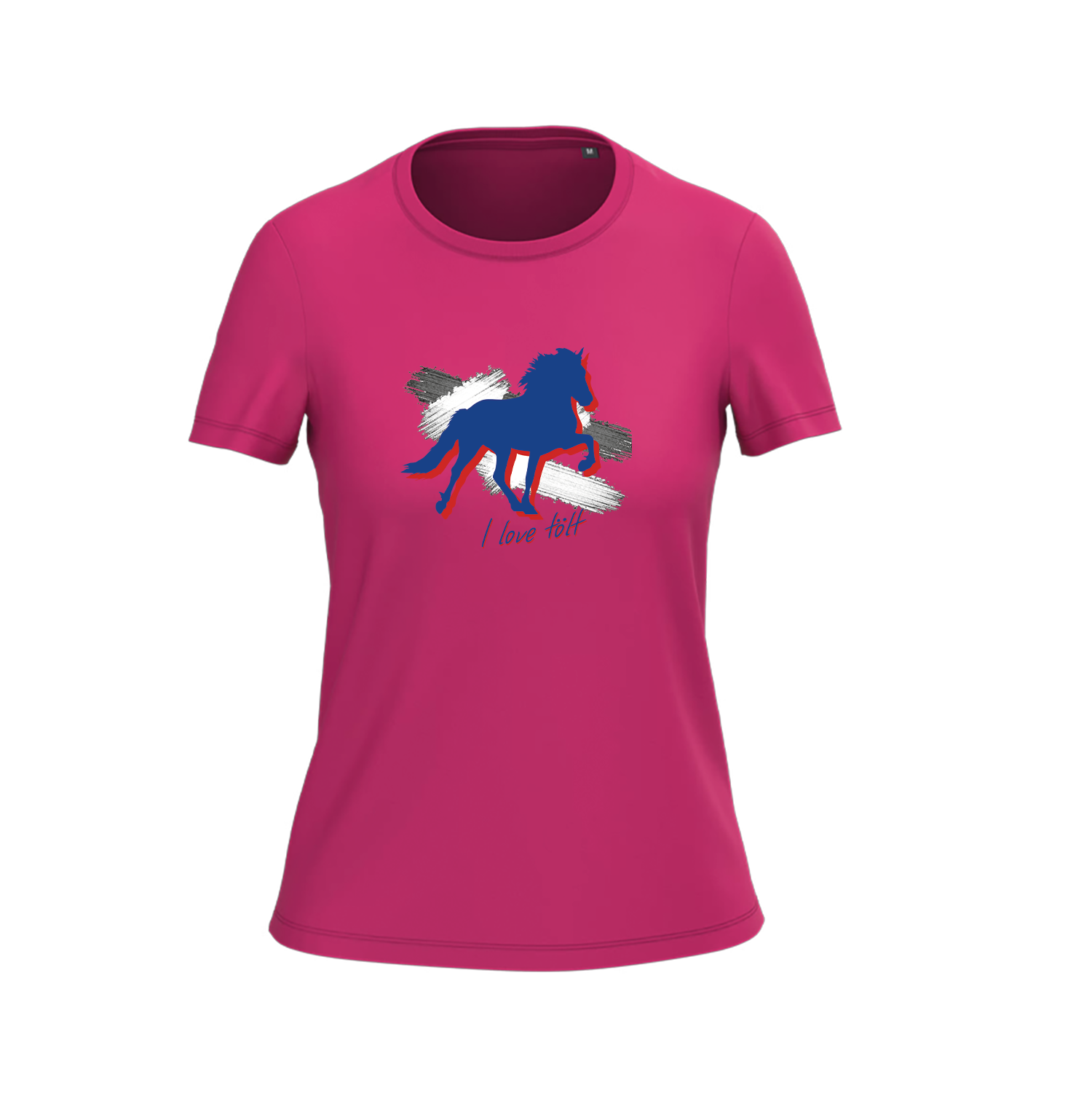 Damen T-Shirt BIO-BW "I love Tölt"