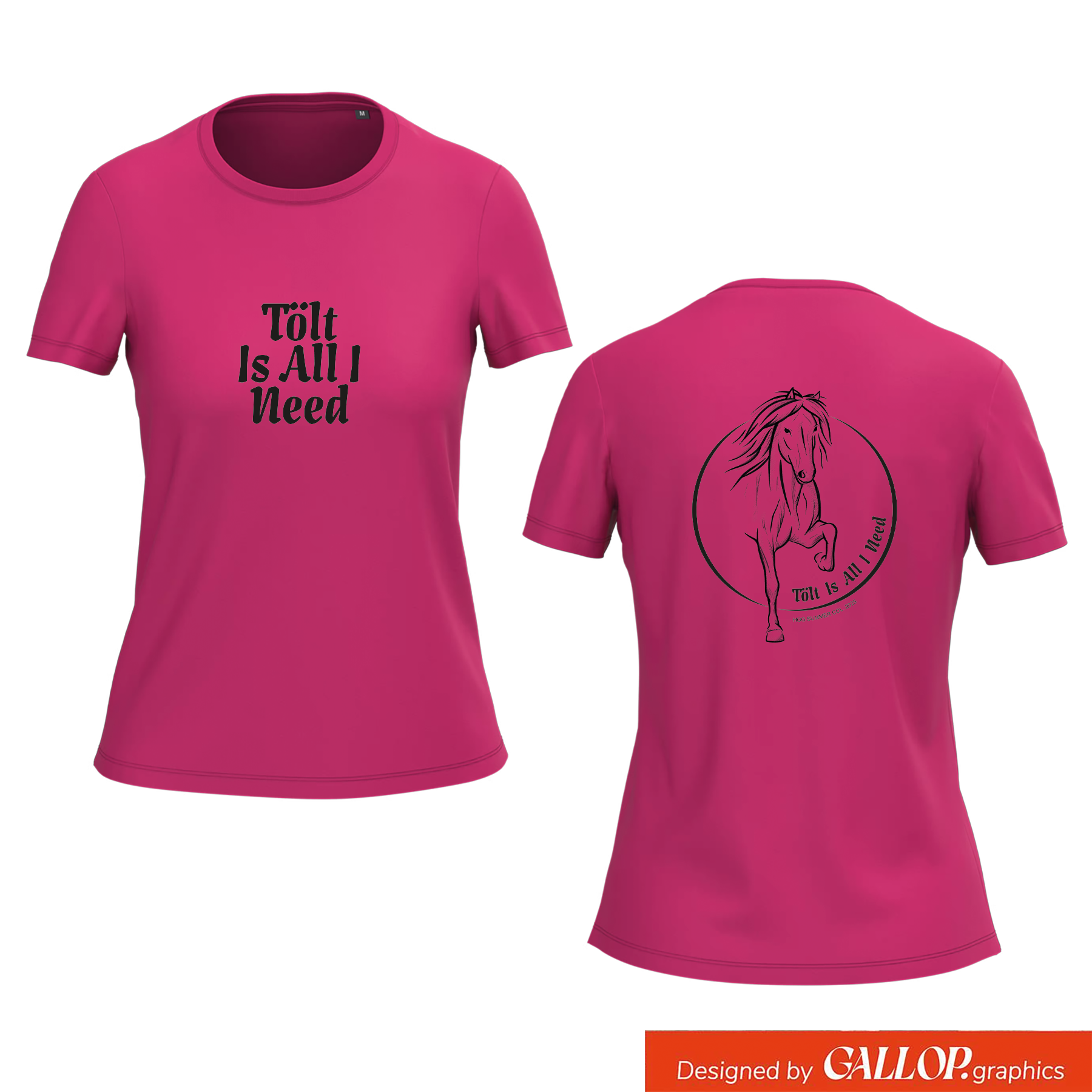 Damen T-Shirt BIO-BW "Tölt is all I need"