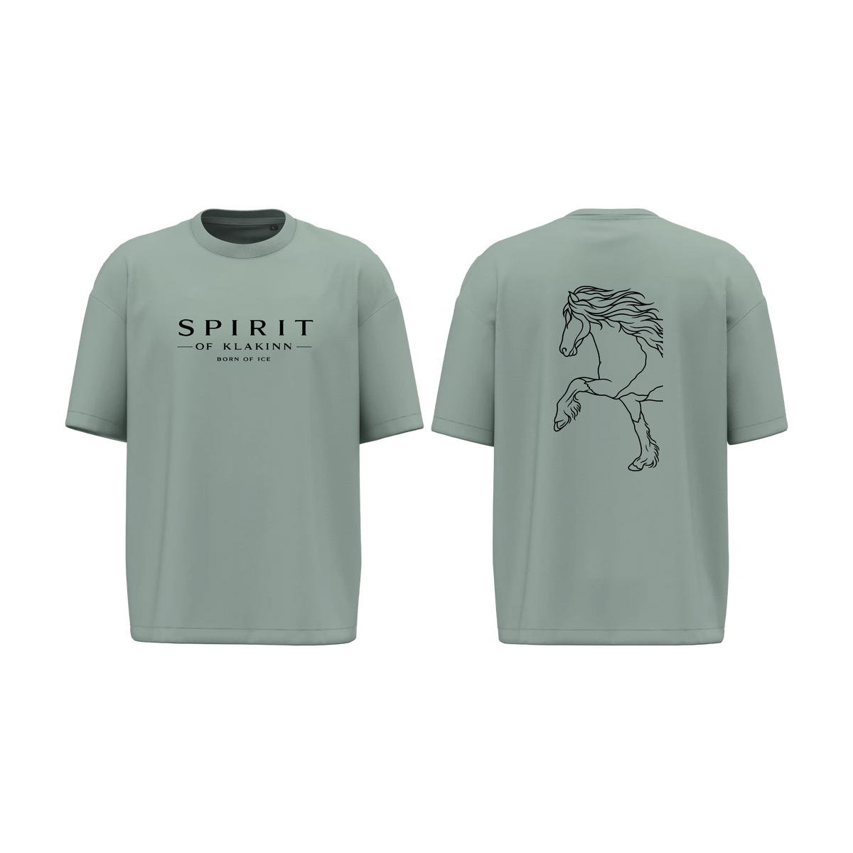 HGG T-Shirt Unisex Oversized Long 220g KLAKINN LINE – TROT