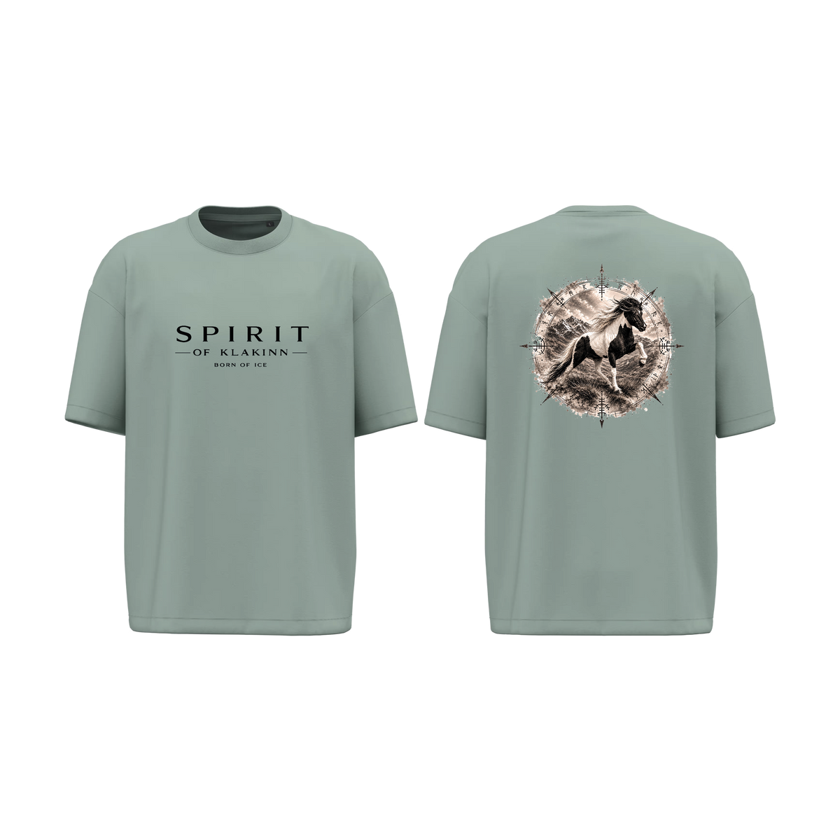 HGG T-Shirt Unisex Oversized Long 220g VEGVÍSIR