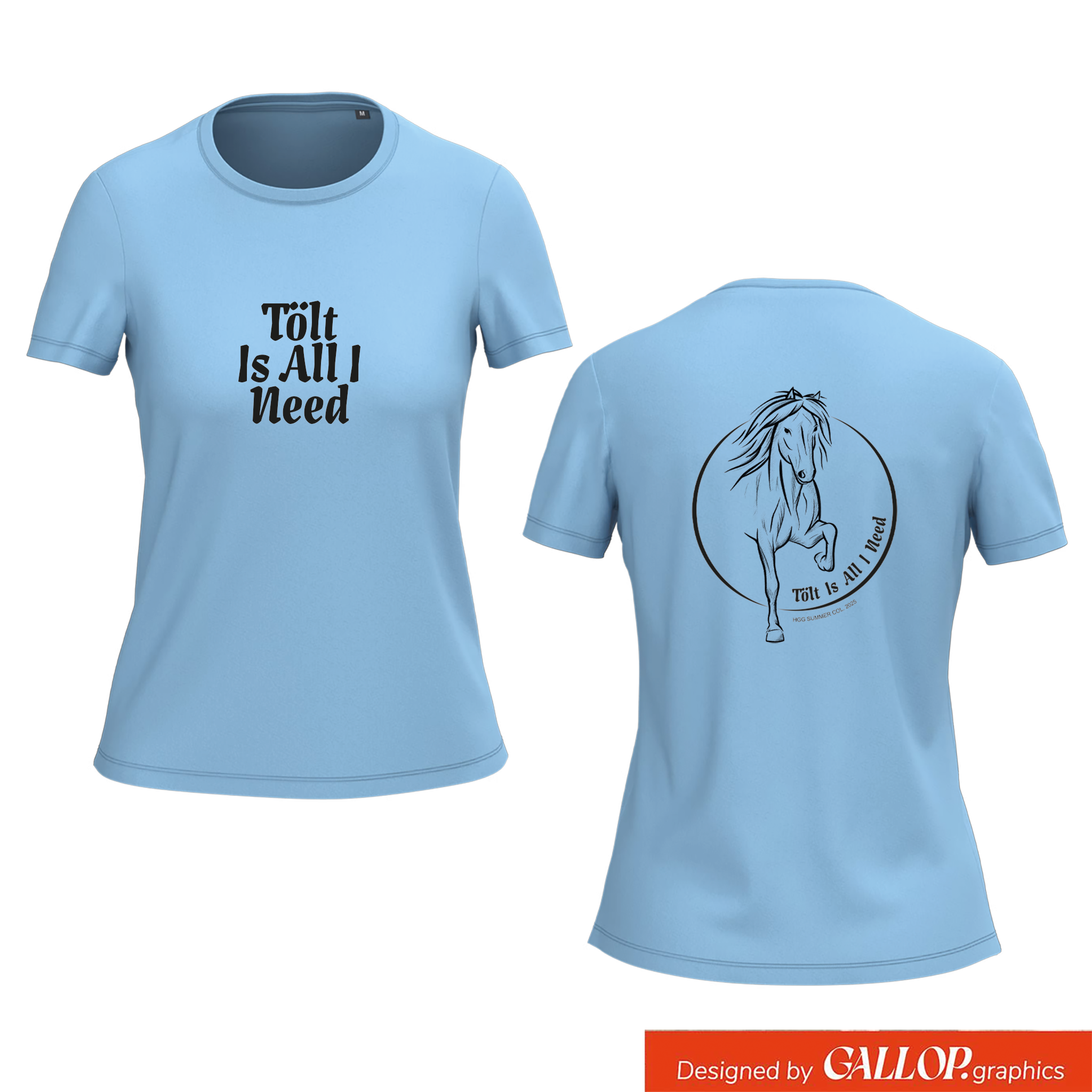 Damen T-Shirt BIO-BW "Tölt is all I need"