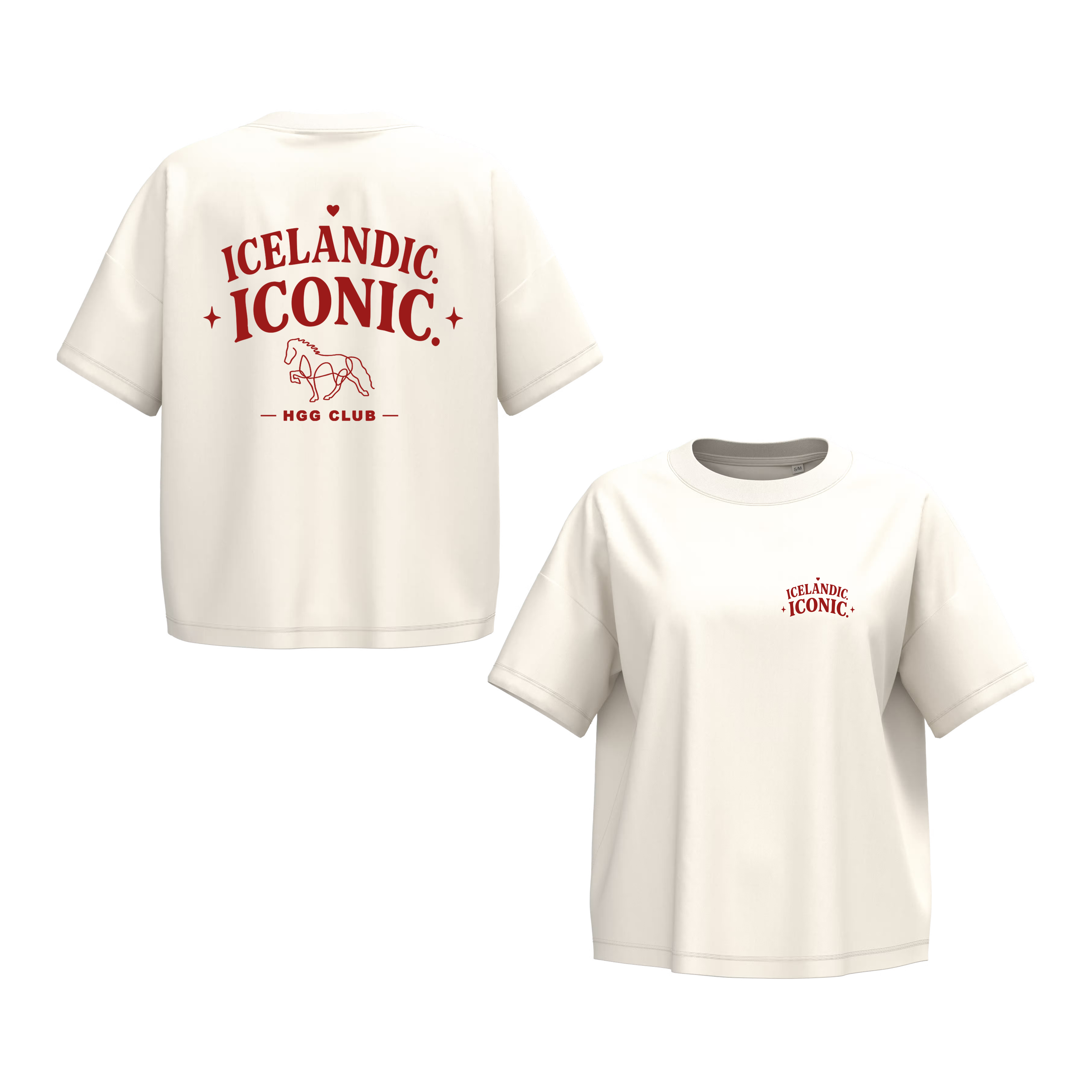 Women's T-shirt BIO-BW "I love Island"