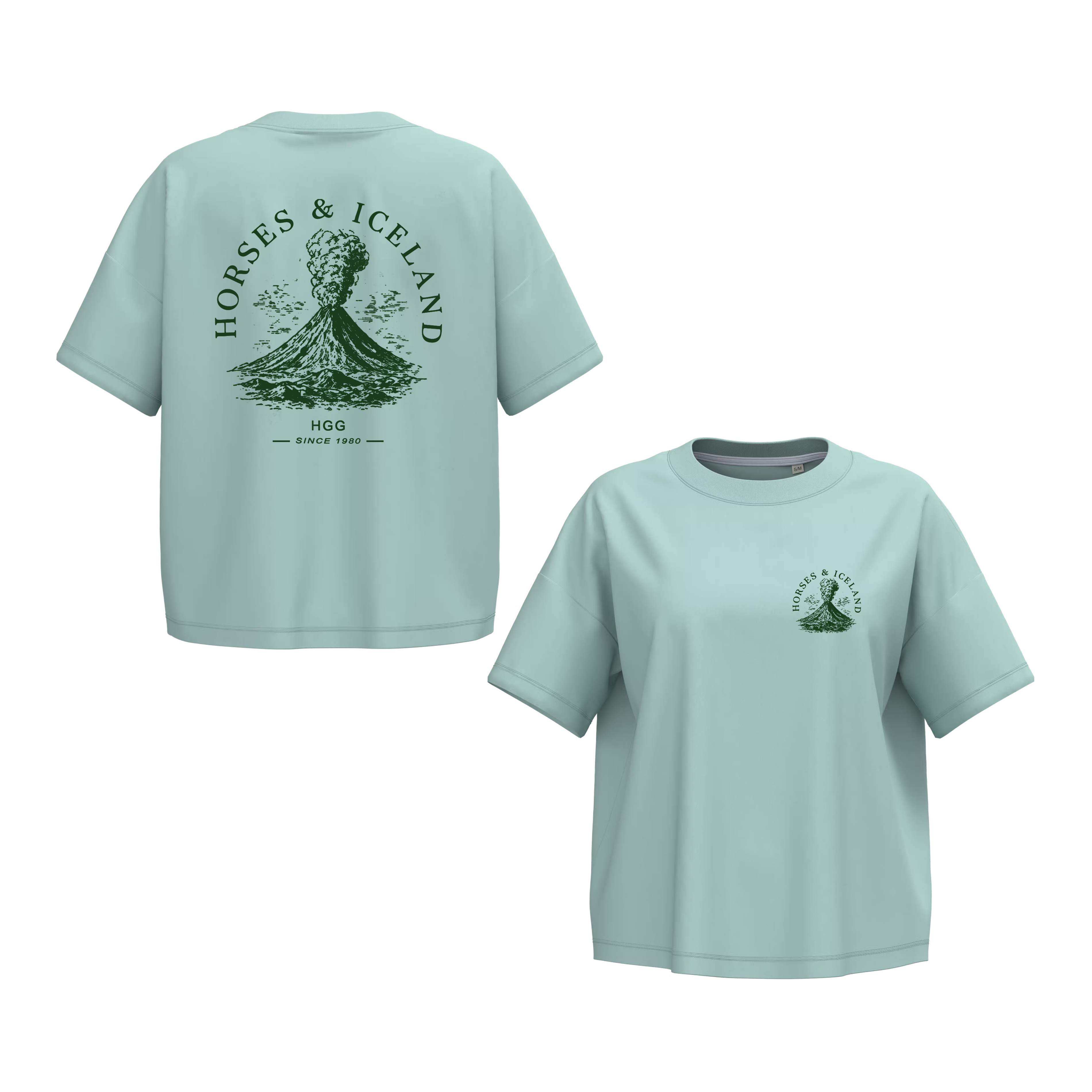 Women's T-shirt BIO-BW "I love Island"