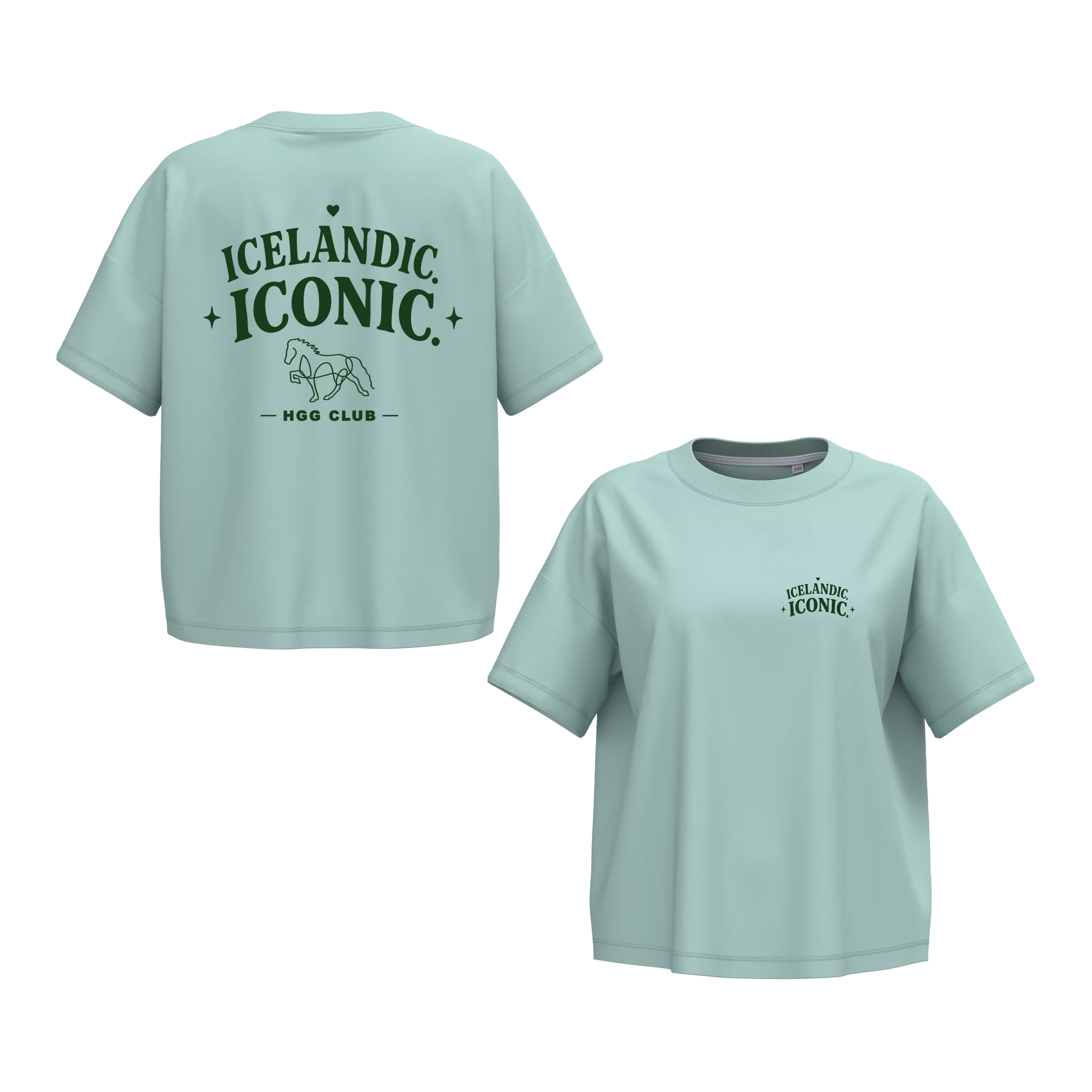 Women's T-shirt BIO-BW "I love Island"