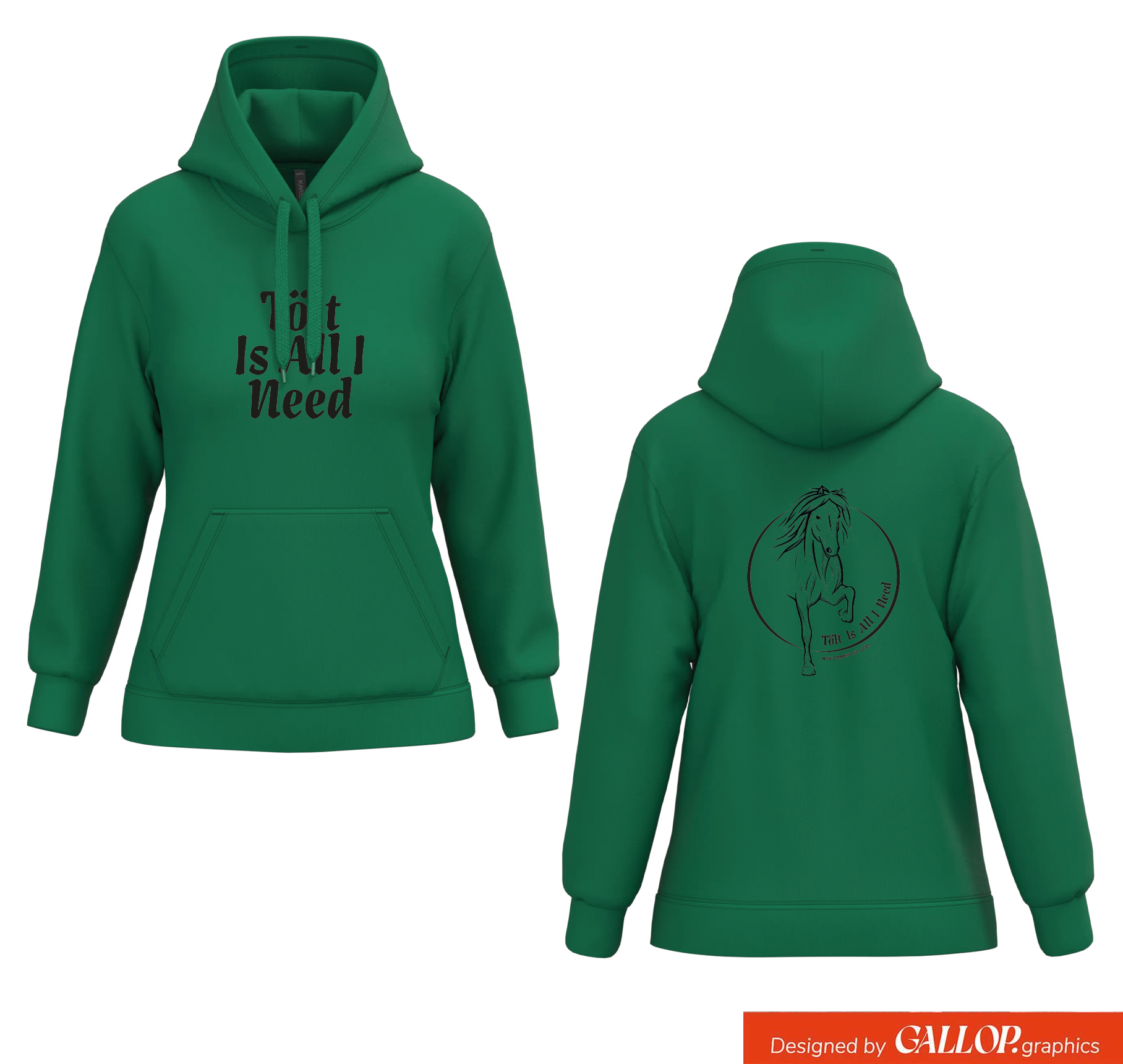 HGG Hoodie Damen "Tölt is all I need" | Team