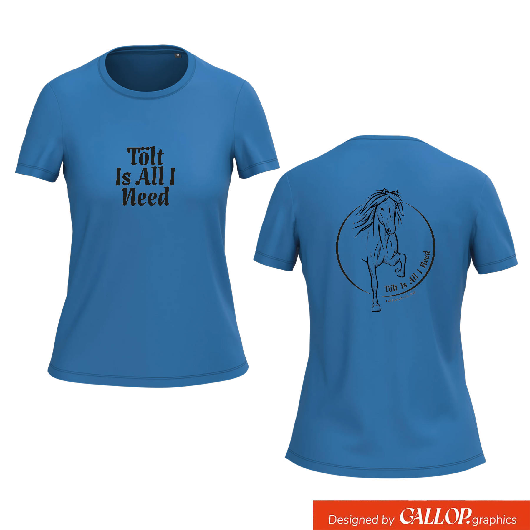 Damen T-Shirt BIO-BW "Tölt is all I need"