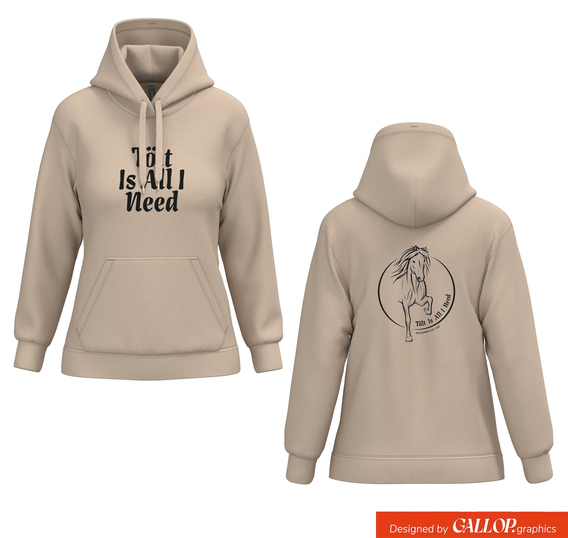 HGG Hoodie Damen "Tölt is all I need" | Team