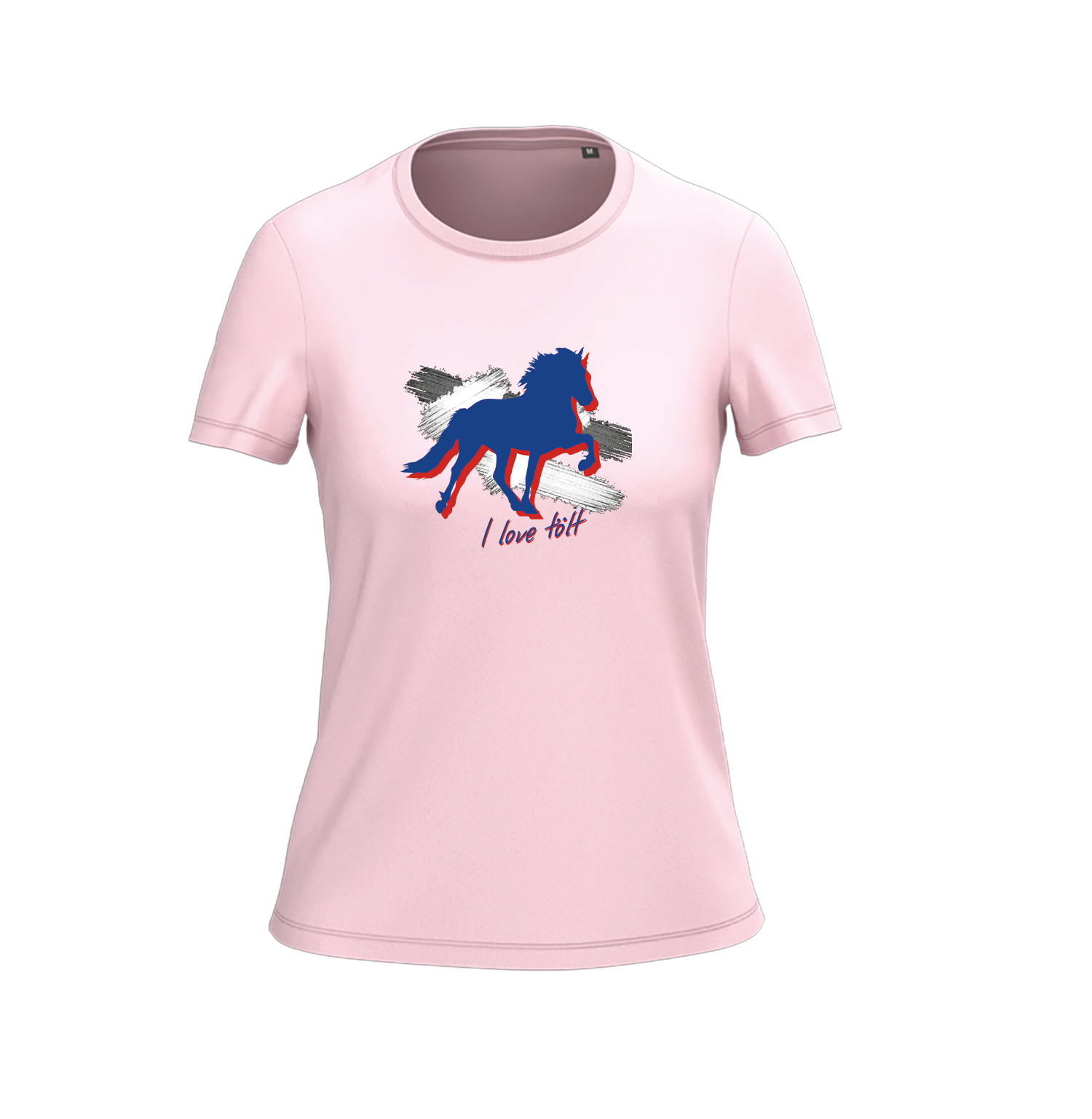 Damen T-Shirt BIO-BW "I love Tölt"