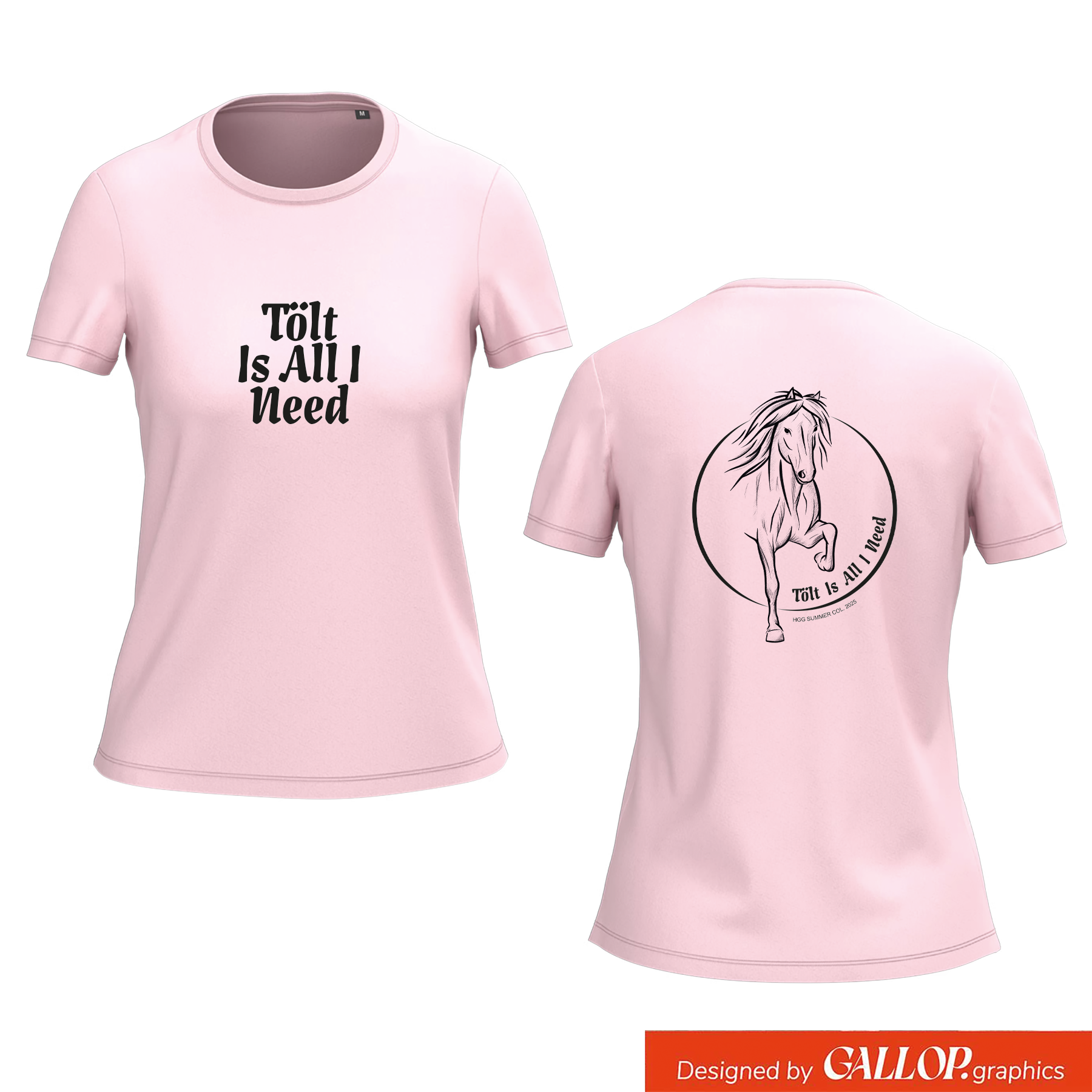 Damen T-Shirt BIO-BW "Tölt is all I need"