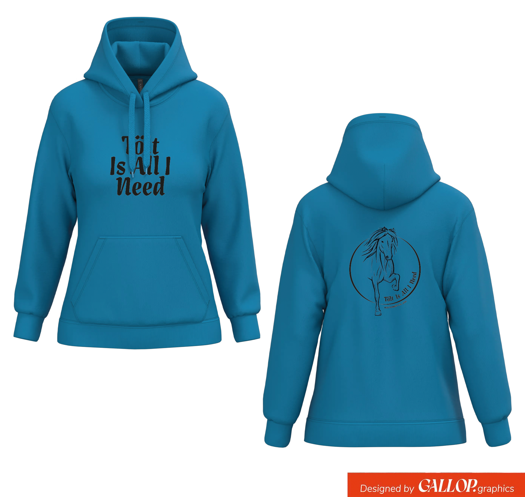 HGG Hoodie Damen "Tölt is all I need" | Team