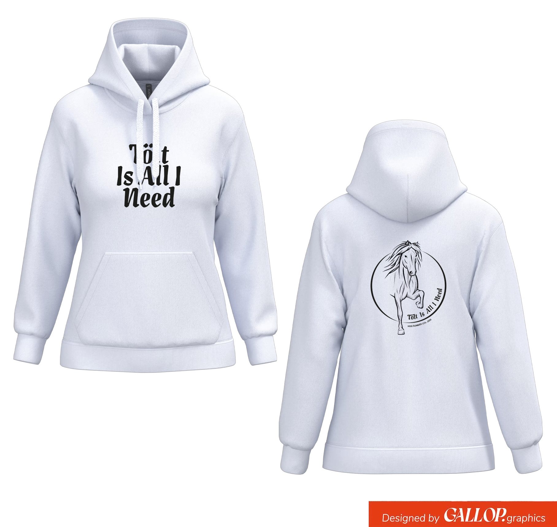 HGG Hoodie Damen "Tölt is all I need" | Team