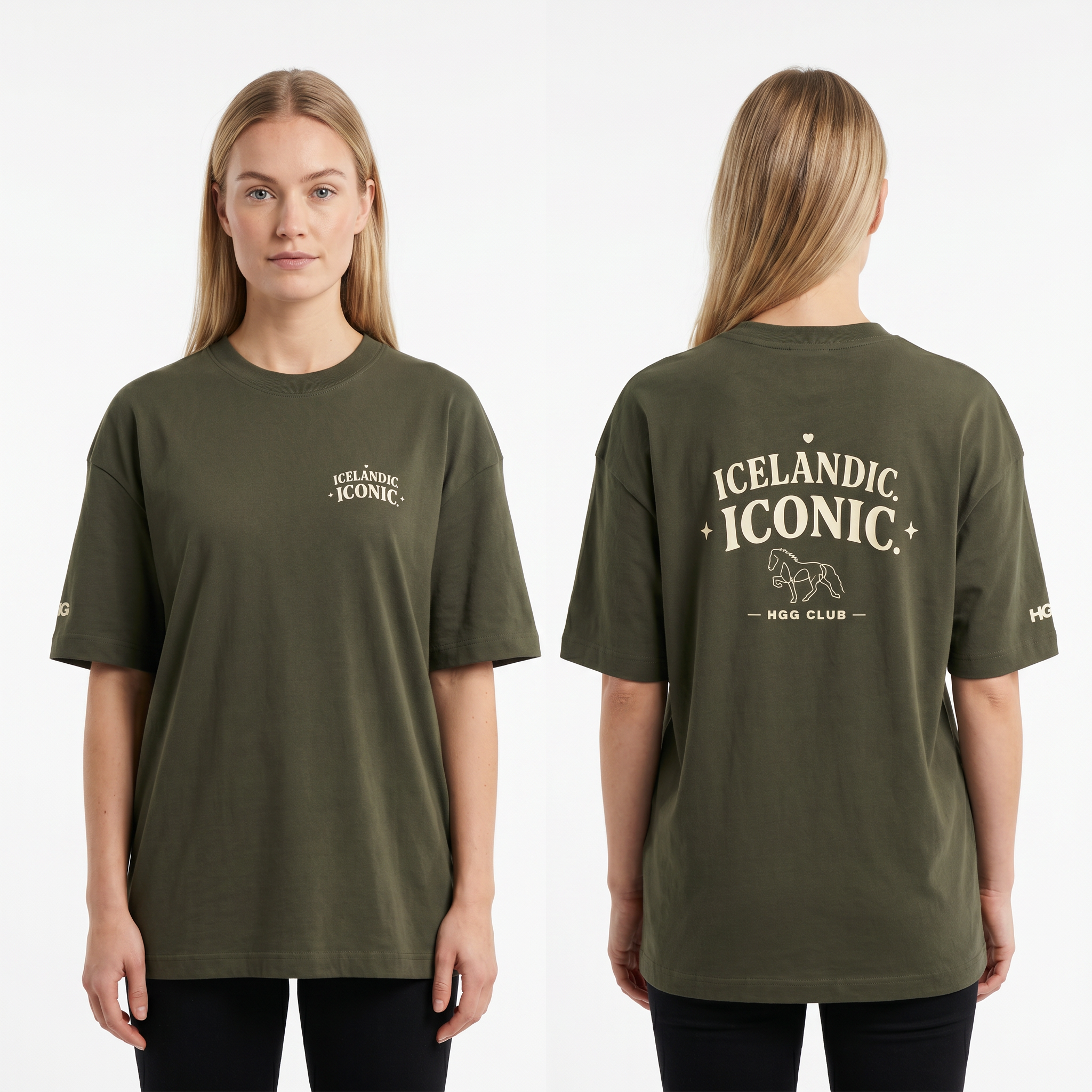 Oversize long T-Shirt, Unisex  220 g/m² "Islandic Iconic"