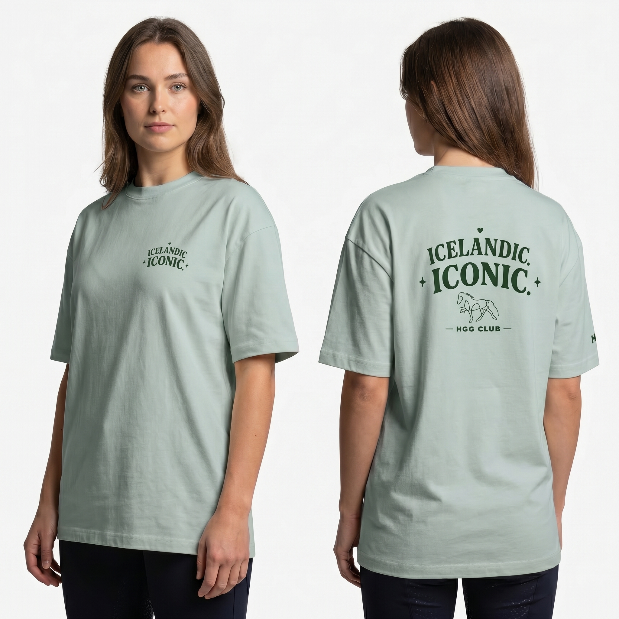 Oversize long T-Shirt, Unisex  220 g/m² "Islandic Iconic"