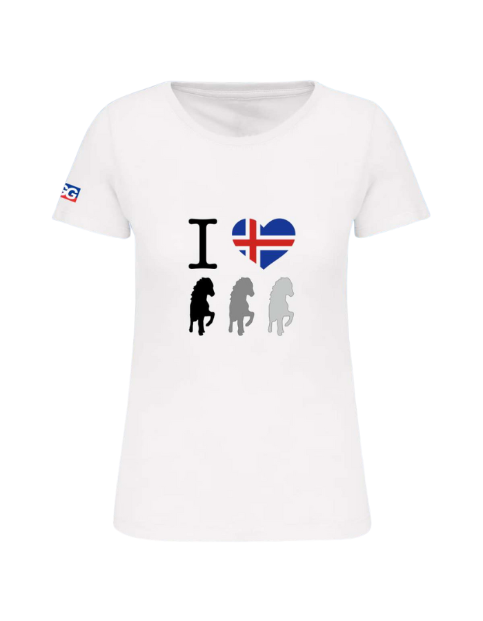 Damen T-Shirt BIO-BW "I love Island"