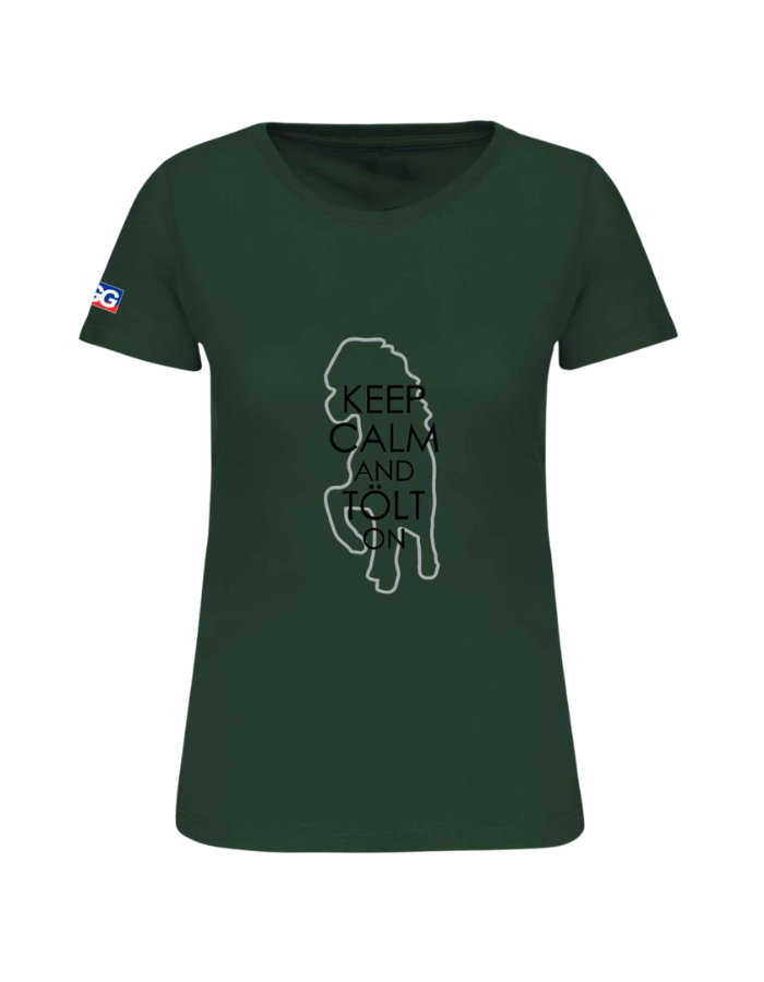 Damen T-Shirt BIO-BW "keep calm..."