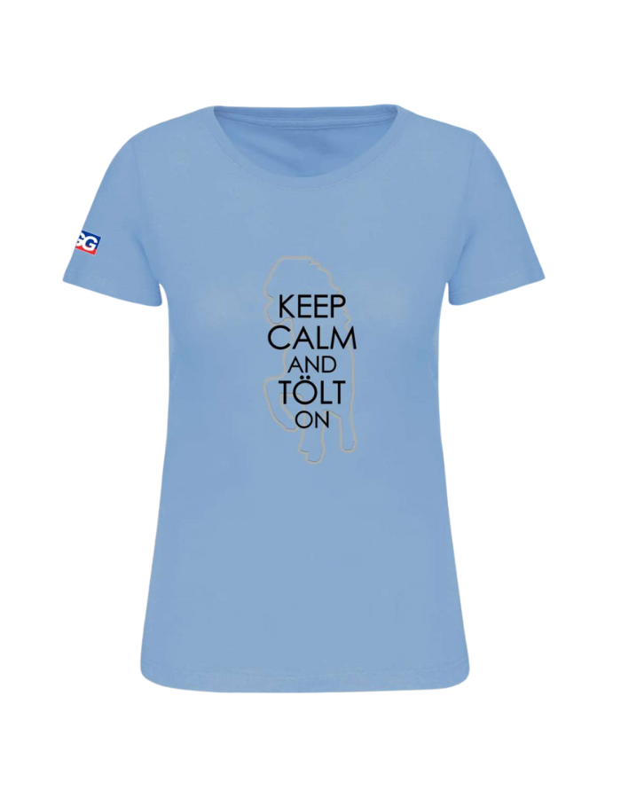 Damen T-Shirt BIO-BW "keep calm..."