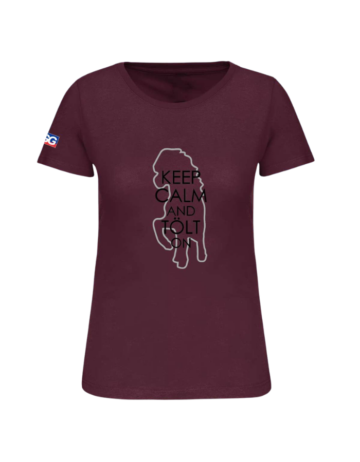 Damen T-Shirt BIO-BW "keep calm..."